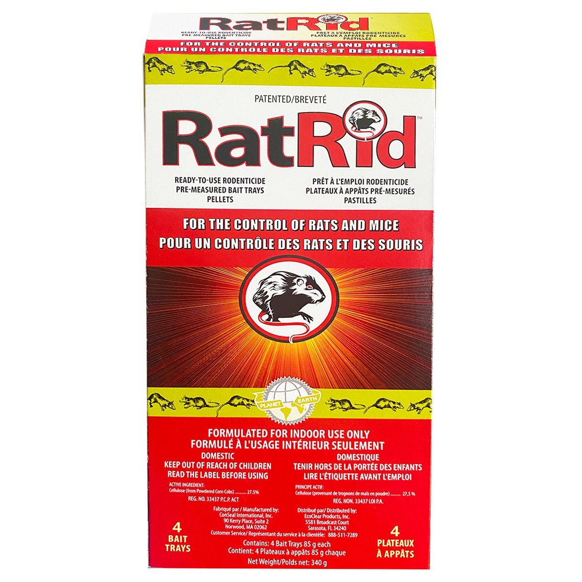 RatRid® Ready Trays (Canada Only) - 4 Pack