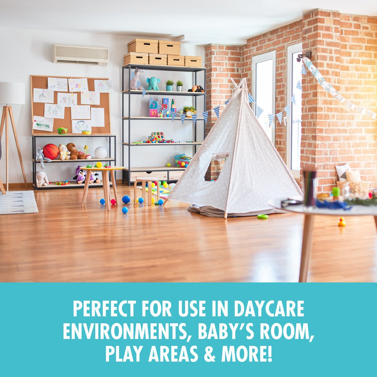 ProBio® Odor Out - Urine Odor Remover is perfect for use in daycare environments, baby's room, play areas & more!